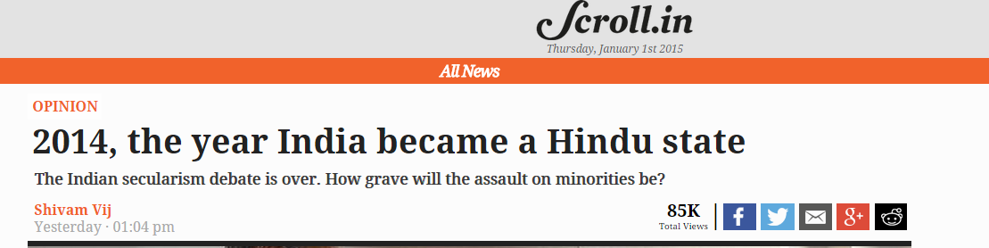 2014, the year ‘liberals’ lost their marbles