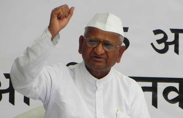 Anna Hazare at Jantar Manatar