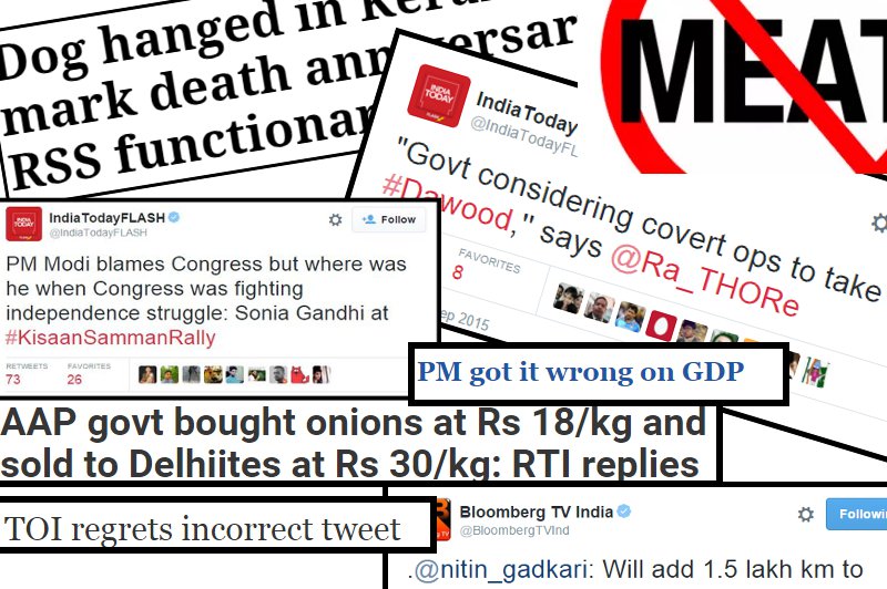Top Lies spread by Indian Media in September 2015 Opindia News