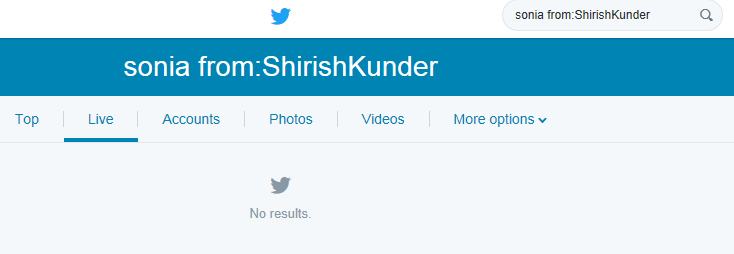 Twitter search