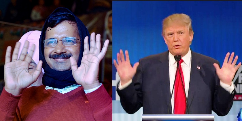 Arvind Kejriwal and Donald Trump