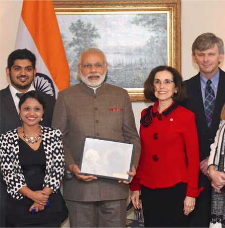 Picture with PM Modi