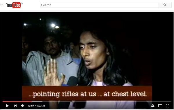 Kavita Krishnan during her JNU days
