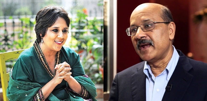 The Print founders Barkha Dutt and Shekhar Gupta
