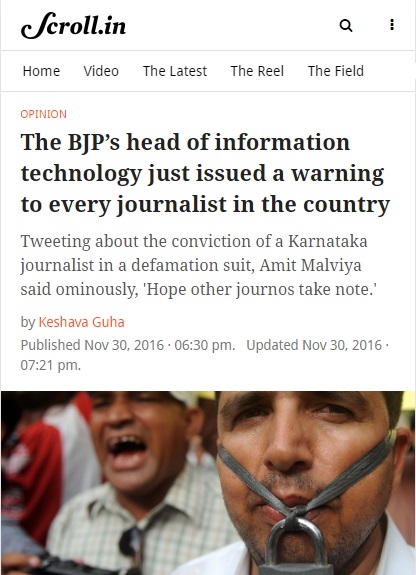 Journalism means licence to lie, fabricate, and defame?