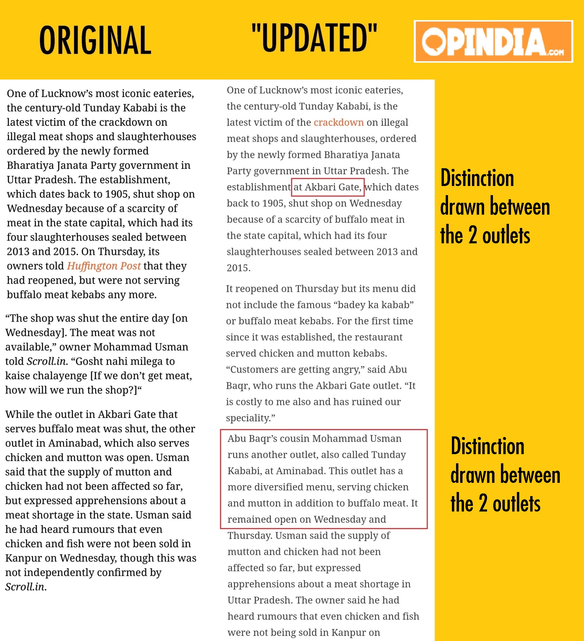 After Being Exposed Scroll Changes Headline Body Of Article On Up S