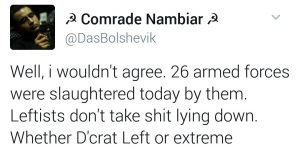 Screenshot of tweet