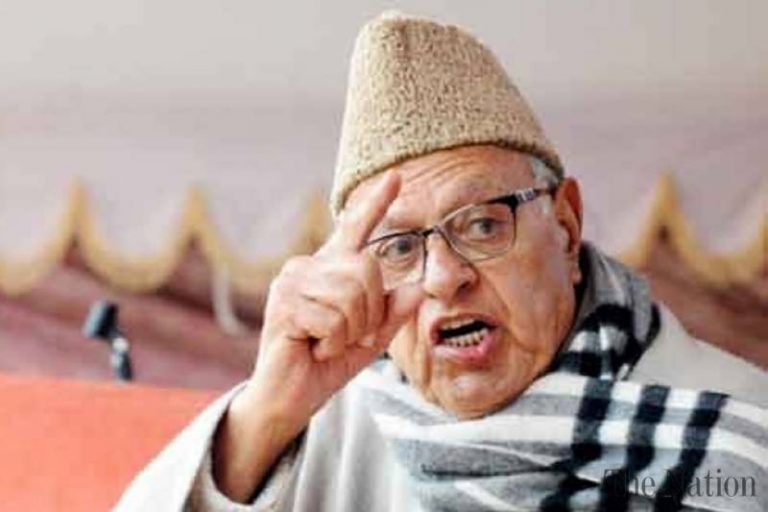 Farooq Abdullah goes on a rant telling one lie after another, threatens violence and unrest after being caught absconding parliament of his own will