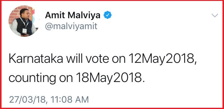 Fact check: Did the BJP really know Karnataka poll dates in advance as alleged by some journalists?