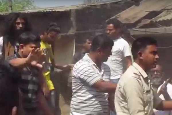 TMC workers beat up Visva Bharti students who were protesting against cutting of trees