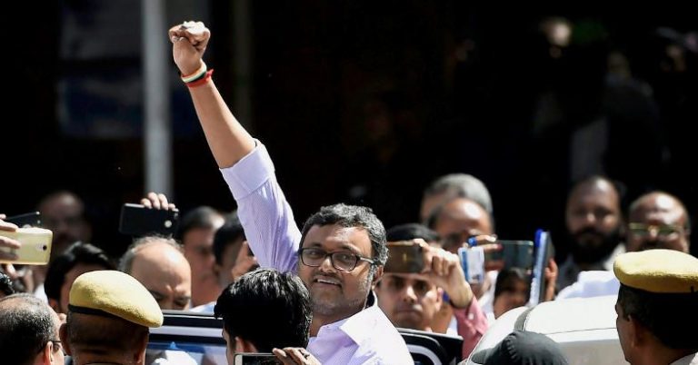 Supreme Court refuses to release Rs.10 Crore deposited by Karti Chidambaram for three more months