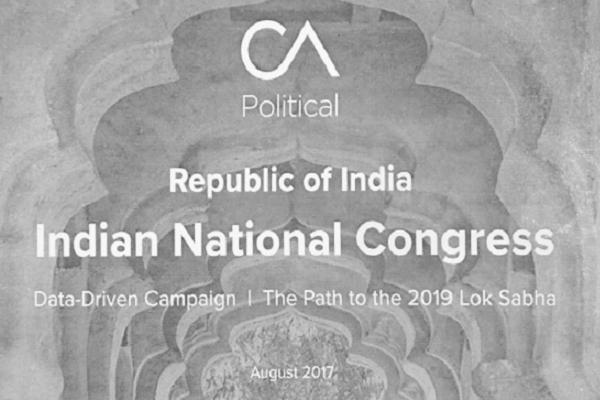 Rebel Congress supporter reveals how Cambridge Analytica convinced the party to be its client