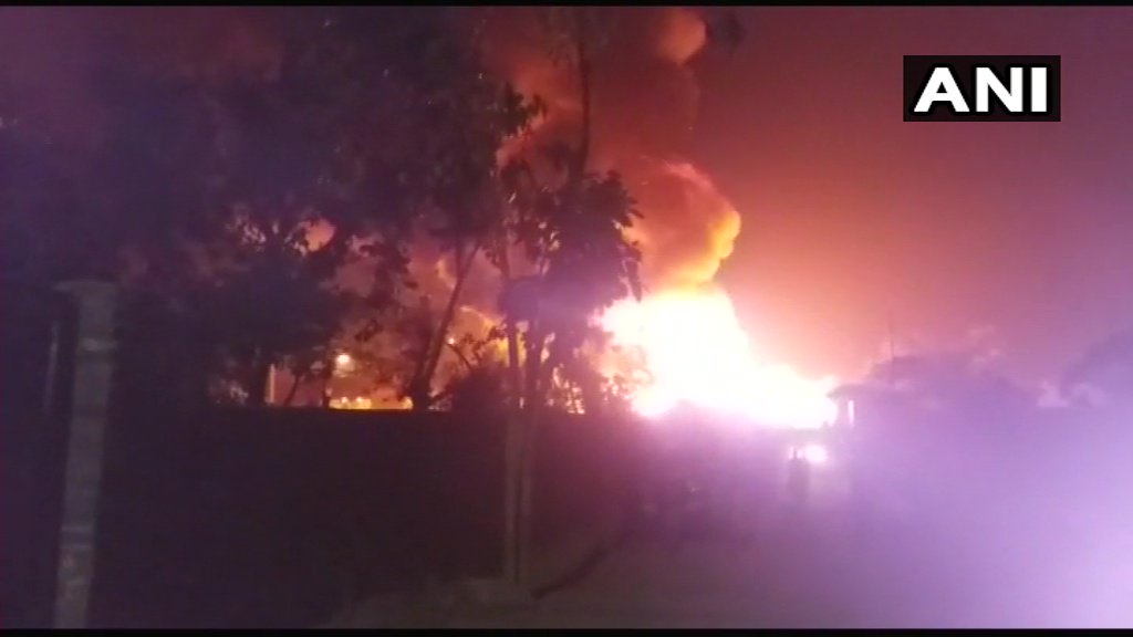 Rohingya camp caught fire in kalindikunj area