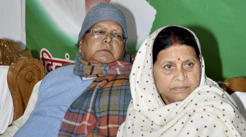 rabri complains of conspiracy