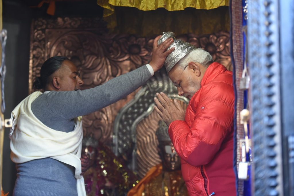 PM Modi became the first world leader to visit the Muktinath temple
