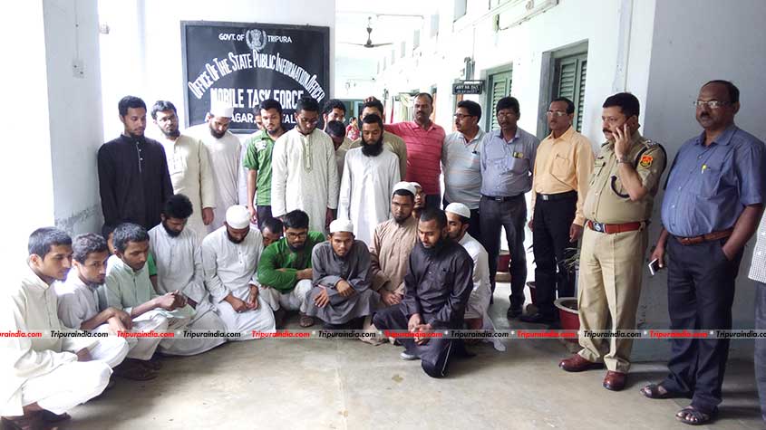 They had fake Aadhar cards and no valid passports. Some had ID cards issued by Indian madarssas