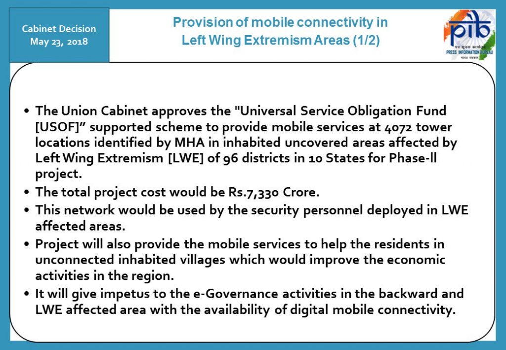 mobile network in areas with LWE