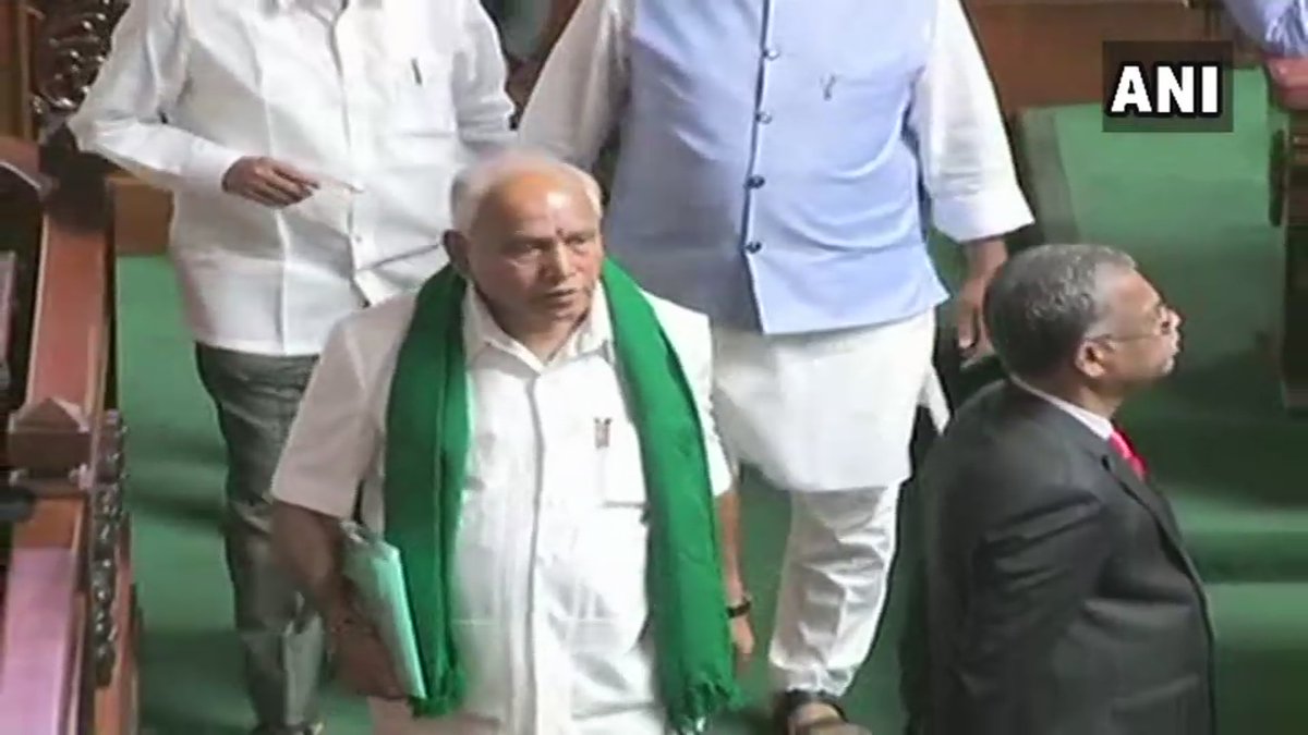 HD Kumaraswamy won the floor test in Karnataka assembly
