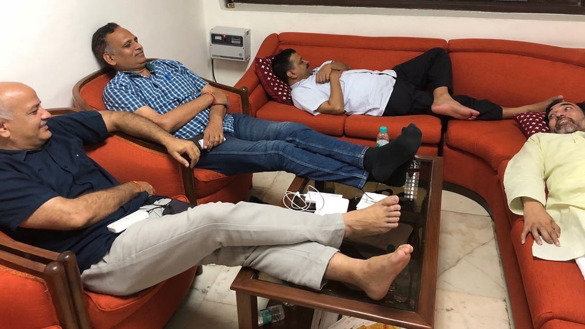Kejriwal and ministers
