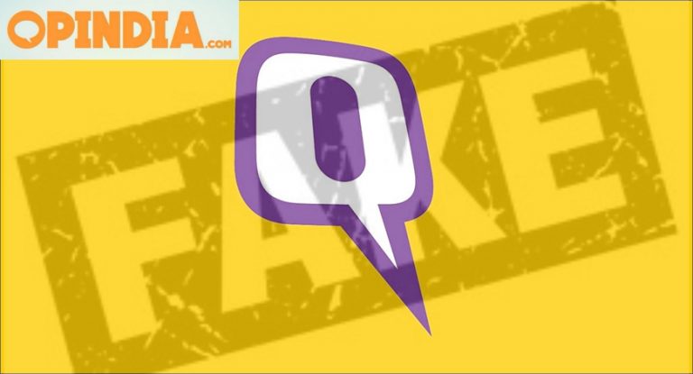 Facebook removes The Quint’s “fact-check” where they had declared the ‘Hinduon se Azadi’ video as fake