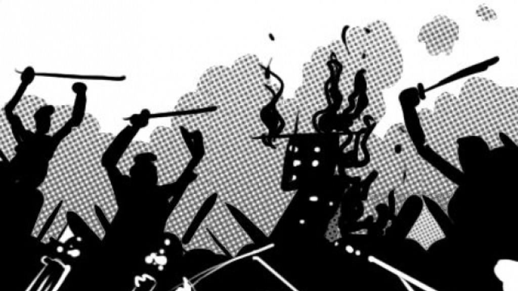 Cr stuck in Muharram procession attacked with rods and sticks in Prayagraj