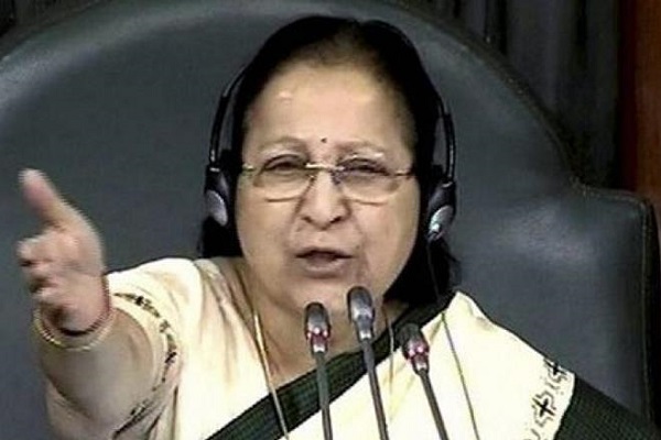This is how Lok Sabha Speaker, Sumitra Mahajan, slammed Rahul Gandhi for his ‘hug and wink’ move