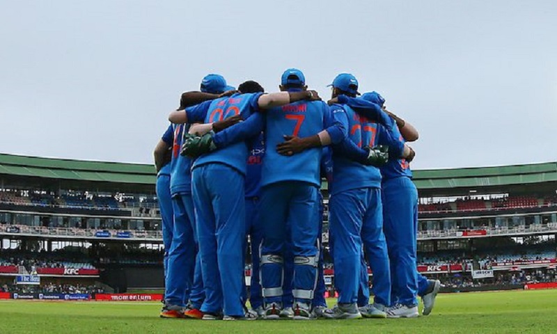 BCCI tweeted picture of Indian team