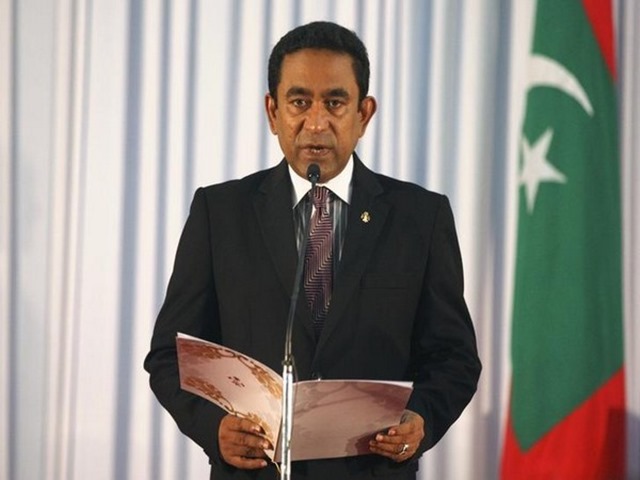 President of Maldives Abdullah Yameen