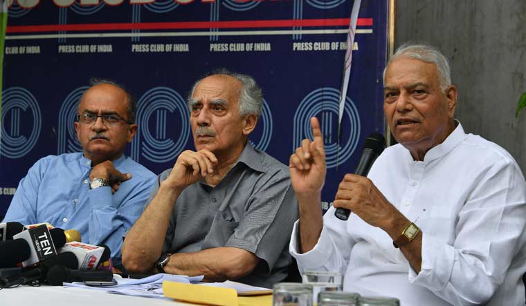The destructive trio: Yashwant Sinha, Shourie and Bhushan move SC for review of Rafale judgement