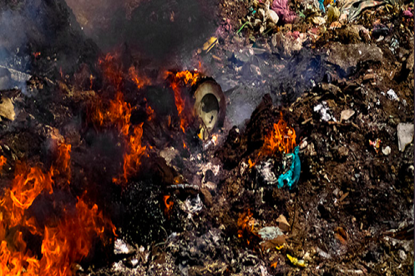 garbage burning in delhi