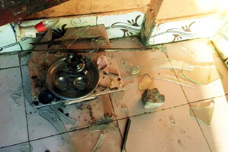 Idols broken, parts thrown into nearby sewer in old Shiva temple in UP