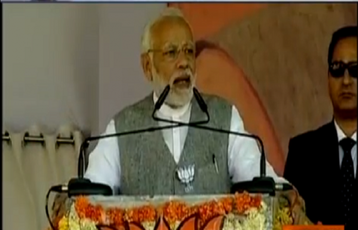 PM Modi slammed Congress party for continued slurs