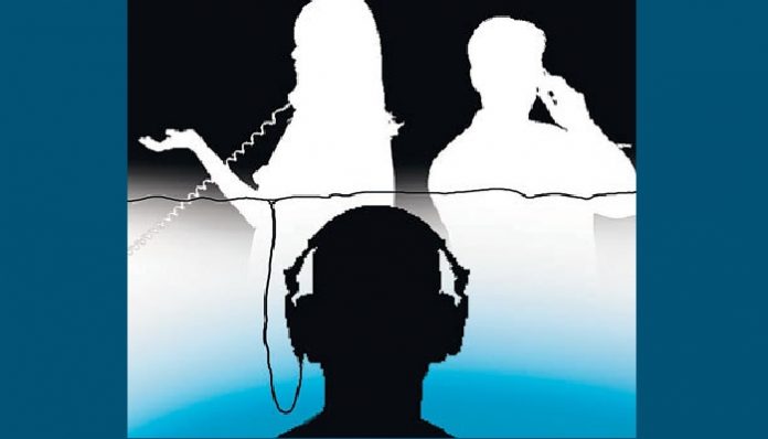 Phone tapping