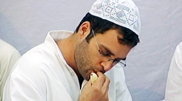Posters of Rahul Gandhi depicting him as Lord Ram: A sham by a party that questioned the very existence of Lord Ram