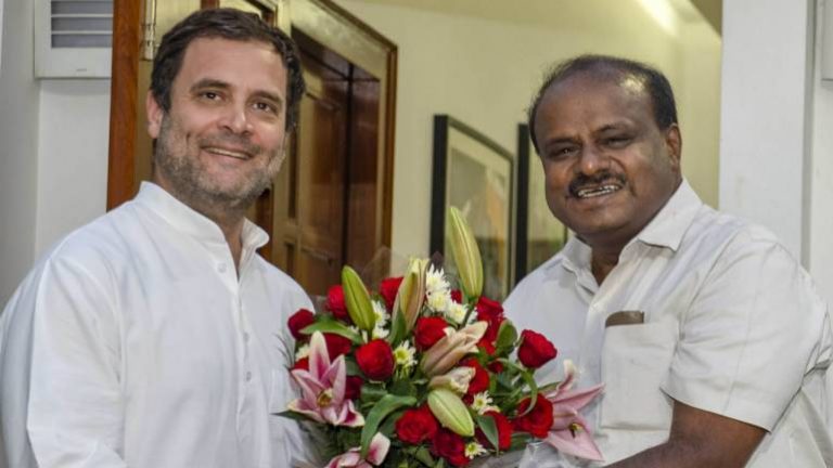 Congress tries to pacify cry-baby Kumaraswamy, sends show cause notice to MLA who spoke against the CM