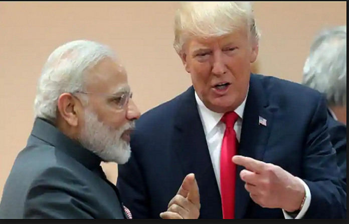 President Trump with PM Modi at G20.