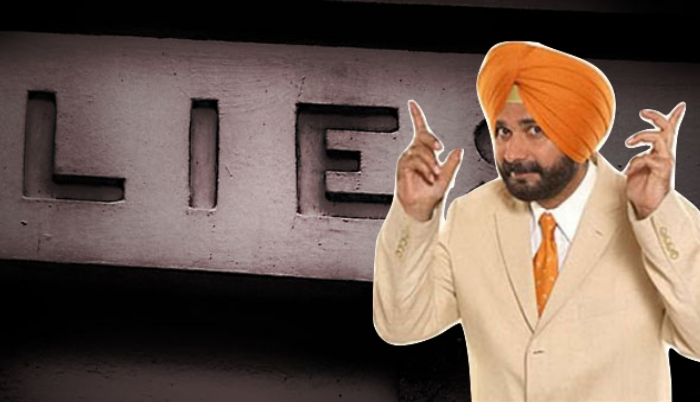 After facing heat for his photo-op with Khalistani, Navjot Singh Sidhu lies blatantly