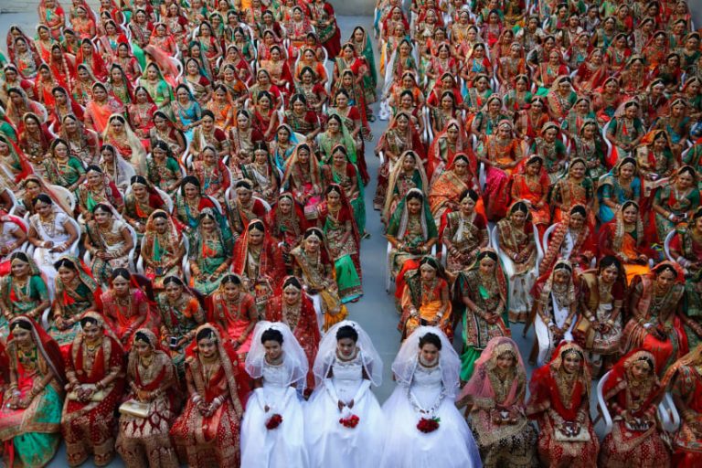 Gujarat: Surat businessman Mahesh Savani helps 261 couples get married at a mass wedding