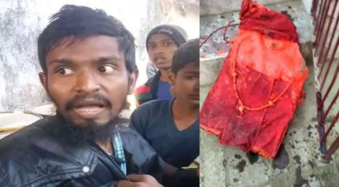 Man vandalises Hanuman murti and then offers namaz, says Allah asked him to do so