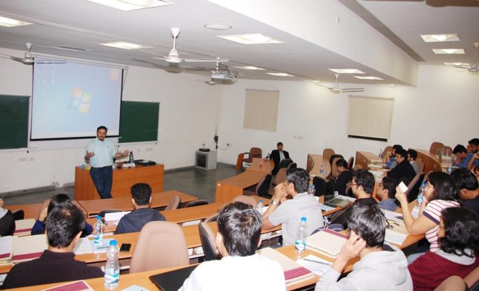A classroom in IIM-Calcutta