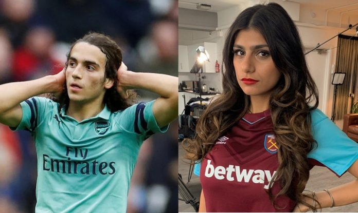 Matteo Guendouzi and Mia Khalifa