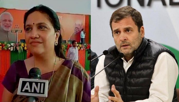 Smita Prakash and Rahul Gandhi