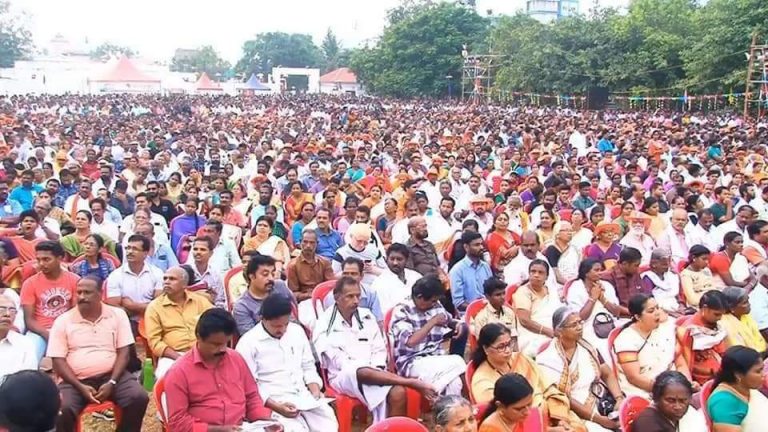 Ayyappa Bhaktha Sangamam: Kerala sees one of the largest congregations of Hindus against Communist govt’s desecration of Sabarimala