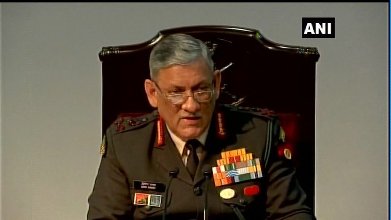 Army Chief General Rawat: Army is the facilitator of peace in the valley
