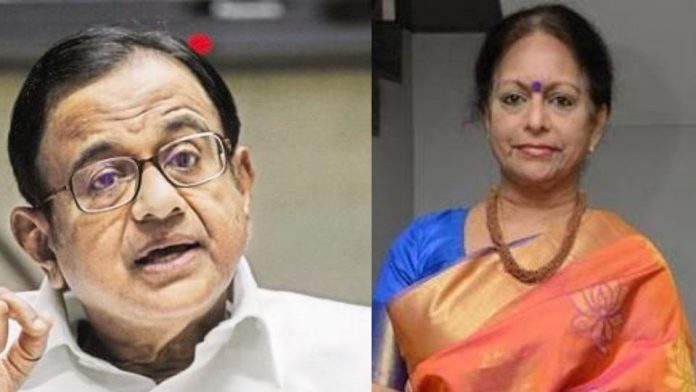 Both P Chidambaram and Nalini Chidambaram are accused in cases related to financial irregularities