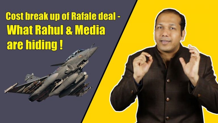 Watch: Cost break-up of Rafale deal – What Rahul Gandhi & Lutyens Media are hiding, by Nitin Gupta ‘Rivaldo’