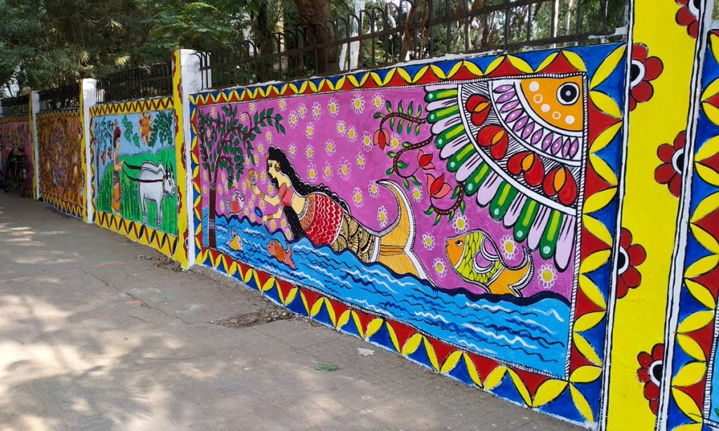 Patna roads paintings