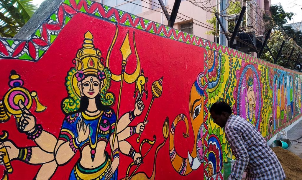 Patna roads paintings