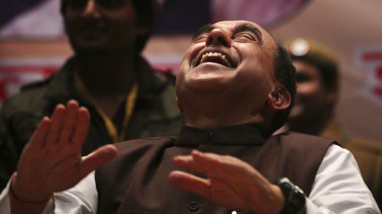 After BJP refuses to take support from Gopal Kanda, Swamy asks Congress to expel Shashi Tharoor for ‘abetting wife’s unnatural death’