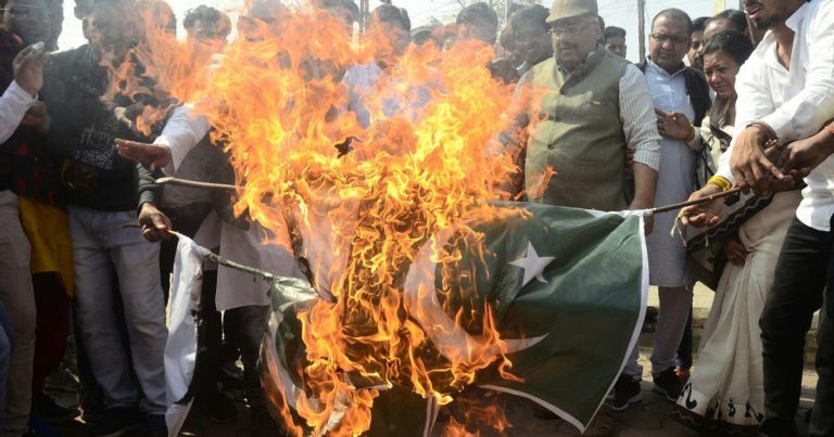 Violent anti-Pakistan protests rock Jammu city a day after the Pulwama attacks